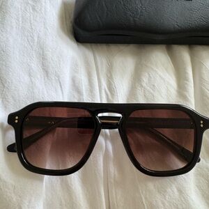 KREWE Zander sunglasses  black+black tea